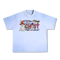 Grape Ice ghost Urban Heavy Tee - CowhideDigitalArt