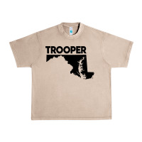 French Oak maryland state trooper Urban Heavy Tee - artisFamous