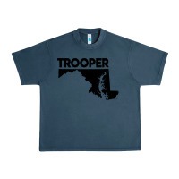 Midnight Navy maryland state trooper Urban Heavy Tee - artisFamous