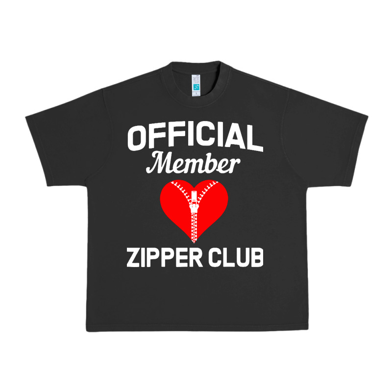 Open Heart Surgery Zipper Club Bypass Get Well Recovery Gift Urban Heavy Tee by artisFamous | Teevron