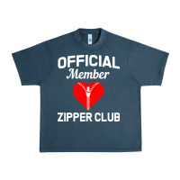 Midnight Navy open heart surgery zipper club bypass get well recovery gift Urban Heavy Tee - artisFamous