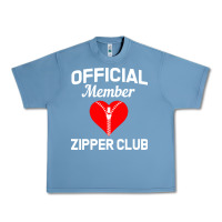Pebble Blue open heart surgery zipper club bypass get well recovery gift Urban Heavy Tee - artisFamous