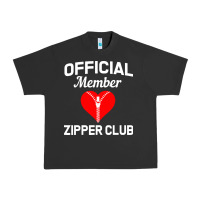 Pigment Black open heart surgery zipper club bypass get well recovery gift Urban Heavy Tee - artisFamous