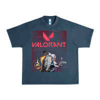 Midnight Navy valorant gaming design Urban Heavy Tee - artisFamous
