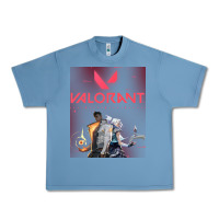 Pebble Blue valorant gaming design Urban Heavy Tee - artisFamous