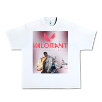 White valorant gaming design Urban Heavy Tee - artisFamous