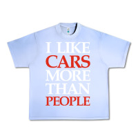 Grape Ice I LIKE CARS MORE THAN PEOPLE Urban Heavy Tee - artisFamous