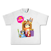 Lunar Rock bluey mom dad funny queen for family lover t shirt Urban Heavy Tee - artisFamous