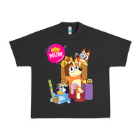 Pigment Black bluey mom dad funny queen for family lover t shirt Urban Heavy Tee - artisFamous