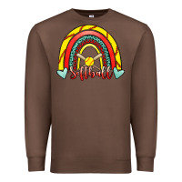 Chestnut Softball Rainbow Premium Sweatshirt - RanaPortraitStore