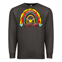 Smoke Softball Rainbow Premium Sweatshirt - RanaPortraitStore