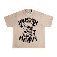 French Oak Skull I like It Heovy Halestorm Urban Heavy Tee - artisFamous