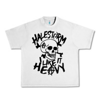 Lunar Rock Skull I like It Heovy Halestorm Urban Heavy Tee - artisFamous
