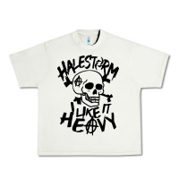 Pistachio Skull I like It Heovy Halestorm Urban Heavy Tee - artisFamous