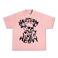Salmon Skull I like It Heovy Halestorm Urban Heavy Tee - artisFamous