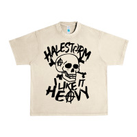 Sandshell Skull I like It Heovy Halestorm Urban Heavy Tee - artisFamous