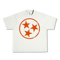 Pistachio tennessee flag vintage grunge distressed graphic Urban Heavy Tee - artisFamous