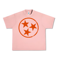 Salmon tennessee flag vintage grunge distressed graphic Urban Heavy Tee - artisFamous