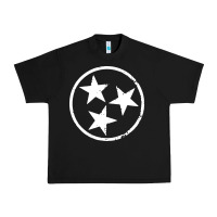Black tennessee flag vintage grunge distressed graphic Urban Heavy Tee - artisFamous