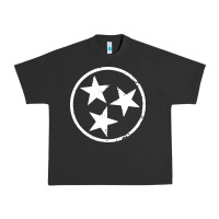 Pigment Black tennessee flag vintage grunge distressed graphic Urban Heavy Tee - artisFamous