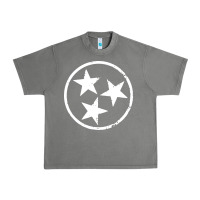 Tornado tennessee flag vintage grunge distressed graphic Urban Heavy Tee - artisFamous