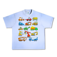 Grape Ice construction excavator shirt for boys girls men and women t shirt Urban Heavy Tee - artisFamous