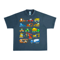 Construction Excavator Shirt For Boys Girls Men And Women T Shirt Urban Heavy Tee | Teevron