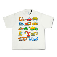 Pistachio construction excavator shirt for boys girls men and women t shirt Urban Heavy Tee - artisFamous