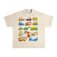 Sandshell construction excavator shirt for boys girls men and women t shirt Urban Heavy Tee - artisFamous