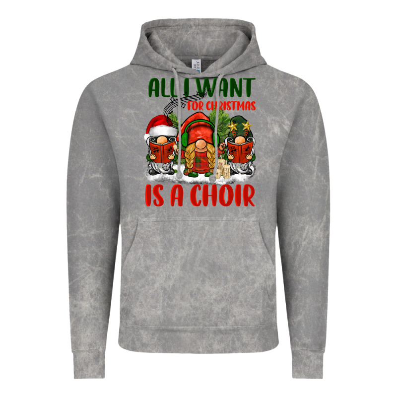 All I Want For Christmas Is A Choir Vintage Hoodie by BarkalooDesign | Teevron