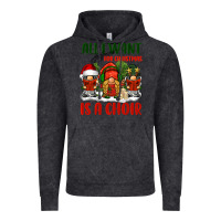 Vintage Black all i want for christmas is a choir Vintage Hoodie - BarkalooDesign