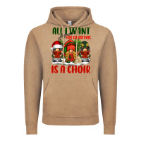 Vintage Coffee all i want for christmas is a choir Vintage Hoodie - BarkalooDesign