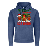 Vintage Denim all i want for christmas is a choir Vintage Hoodie - BarkalooDesign
