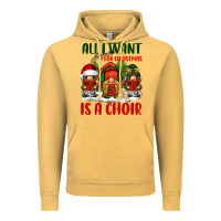 Vintage Mustard all i want for christmas is a choir Vintage Hoodie - BarkalooDesign