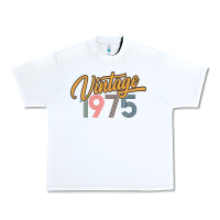 White retro vintage 1975 women's Urban Heavy Tee - artisFamous