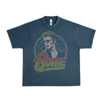 Midnight Navy bowie   diamond dogs t shirt Urban Heavy Tee - artisFamous