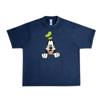 Navy goofy pocket goofy pocket t shirt Urban Heavy Tee - artisFamous