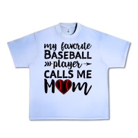 Grape Ice womens my favorite baseball player calls me mom Urban Heavy Tee - artisFamous