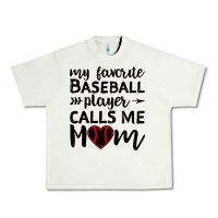 Pistachio womens my favorite baseball player calls me mom Urban Heavy Tee - artisFamous