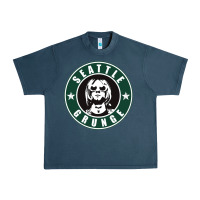 Midnight Navy seattle grunge Urban Heavy Tee - artisFamous
