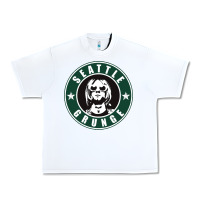 White seattle grunge Urban Heavy Tee - artisFamous