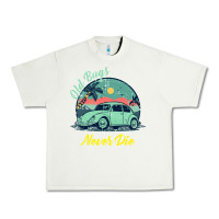 Pistachio Vintage Funny Beetle Bug Distressed Classic Cars Old Bugs Never Die Urban Heavy Tee - artisFamous