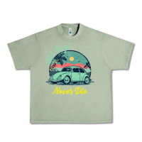 Oil Green Vintage Funny Beetle Bug Distressed Classic Cars Old Bugs Never Die Urban Heavy Tee - artisFamous