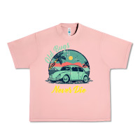 Salmon Vintage Funny Beetle Bug Distressed Classic Cars Old Bugs Never Die Urban Heavy Tee - artisFamous