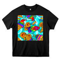 Black Pride lgbtq ice cream and sunflowers seamless Heavy Core Tee - BundleAndBundleShop