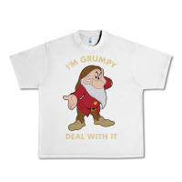Lunar Rock snow white i'm grumpy deal with it portrait t shirt Urban Heavy Tee - artisFamous