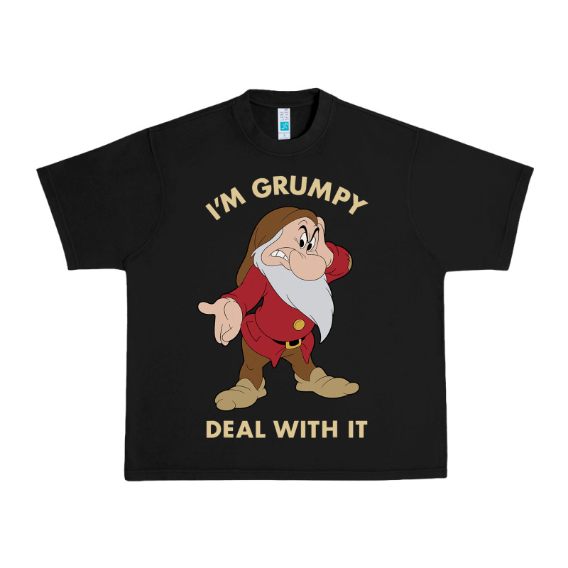 Snow White I'm Grumpy Deal With It Portrait T Shirt Urban Heavy Tee by artisFamous | Teevron