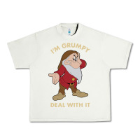 Pistachio snow white i'm grumpy deal with it portrait t shirt Urban Heavy Tee - artisFamous