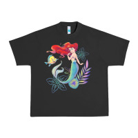 Pigment Black the little mermaid ari  and flounder sea t shirt Urban Heavy Tee - artisFamous