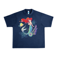 The Little Mermaid Ari  And Flounder Sea T Shirt Urban Heavy Tee | Teevron